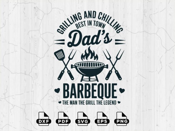Download BBQ SVG, Dad's Bar and Grill Cut Files - Bar Collection