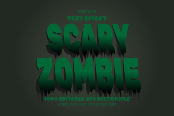 Download Zombie Text, Editable Font Effect - Font effect Collection