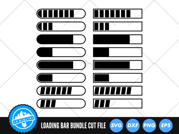 Download Loading Bar Bundle SVG | Progress Bar - Bar Collection